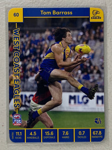 #60 Tom Barrass - West Coast Eagles - AFL Common - 2023 AFL Team Coach