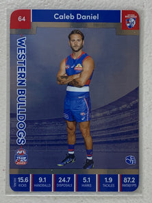#64 Caleb Daniel - Western Bulldogs - AFL Silver - 2023 AFL Team Coach