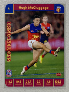 #71 Hugh McCluggage - Brisbane Lions - AFL Common - 2023 AFL Team Coach