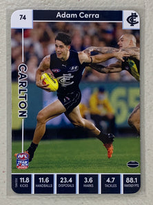 #74 Adam Cerra - Carlton Blues - AFL Common - 2023 AFL Team Coach