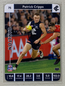 #75 Patrick Cripps - Carlton Blues - AFL Common - 2023 AFL Team Coach