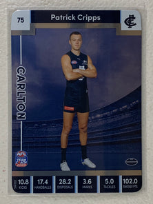 #75 Patrick Cripps - Carlton Blues - AFL Silver - 2023 AFL Team Coach