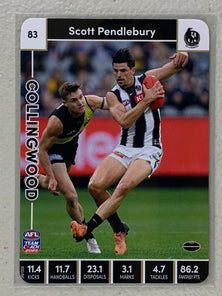 #83 Scott Pendlebury - Collingwood Magpies - AFL Common - 2023 AFL Team Coach