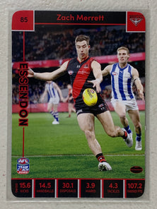 #85 Zach Merrett - Essendon Bombers - AFL Common - 2023 AFL Team Coach