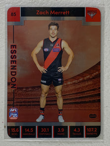 #85 Zach Merrett - Essendon Bombers - AFL Silver - 2023 AFL Team Coach