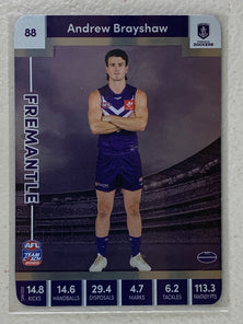 #88 Andrew Brayshaw - Fremantle Dockers - AFL Silver - 2023 AFL Team Coach