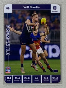 #89 Will Brodie - Fremantle Dockers - AFL Common - 2023 AFL Team Coach