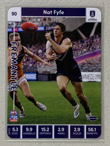 #90 Nat Fyfe - Fremantle Dockers - AFL Common - 2023 AFL Team Coach