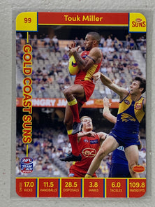 #99 Touk Miller - Gold Coast Suns - AFL Common - 2023 AFL Team Coach