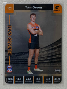 #102 Tom Green - GWS Giants - AFL Silver - 2023 AFL Team Coach
