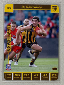 #106 Jai Newcombe - Hawthorn Hawks - AFL Common - 2023 AFL Team Coach