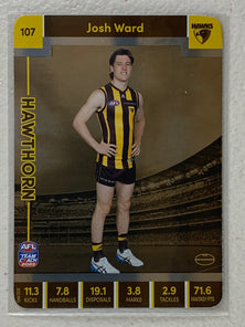 #107 Josh Ward - Hawthorn Hawks - AFL Silver - 2023 AFL Team Coach