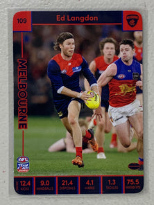 #109 Ed Langdon - Melbourne Demons - AFL Common - 2023 AFL Team Coach