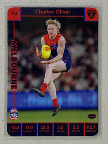 #110 Clayton Oliver - Melbourne Demons - AFL Common - 2023 AFL Team Coach