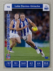 #114 Luke Davies-Uniacke - North Melbourne Kangaroos - AFL Common - 2023 AFL Team Coach