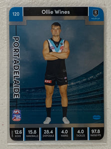 #120 Ollie Wines - Port Adelaide Power - AFL Silver - 2023 AFL Team Coach