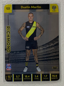 #122 Dustin Martin - Richmond Tigers - AFL Silver - 2023 AFL Team Coach