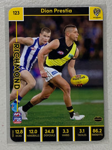 #123 Dion Prestia - Richmond Tigers - AFL Common - 2023 AFL Team Coach