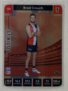 #126 Brad Crouch - St Kilda Saints - AFL Silver - 2023 AFL Team Coach