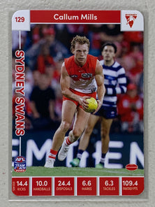 #129 Callum Mills - Sydney Swans - AFL Common - 2023 AFL Team Coach