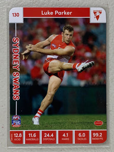#130 Luke Parker - Sydney Swans - AFL Common - 2023 AFL Team Coach