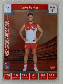 #130 Luke Parker - Sydney Swans - AFL Silver - 2023 AFL Team Coach
