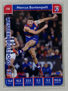 #138 Marcus Bontempelli - Western Bulldogs - AFL Common - 2023 AFL Team Coach