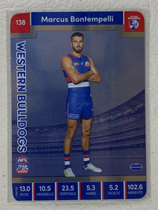 #138 Marcus Bontempelli - Western Bulldogs - AFL Silver - 2023 AFL Team Coach