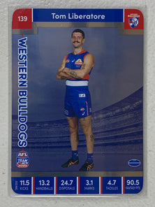 #139 Tom Liberatore - Western Bulldogs - AFL Silver - 2023 AFL Team Coach