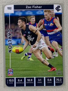 #152 Zac Fisher - Carlton Blues - AFL Common - 2023 AFL Team Coach