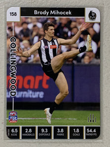#158 Brody Mihocek - Collingwood Magpies - AFL Common - 2023 AFL Team Coach