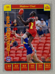 #171 Mabior Chol - Gold Coast Suns - AFL Common - 2023 AFL Team Coach