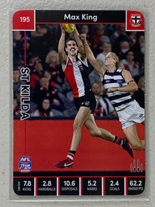 #195 Max King - St Kilda Saints - AFL Common - 2023 AFL Team Coach