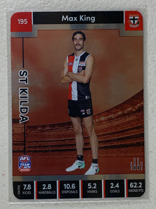 #195 Max King - St Kilda Saints - AFL Silver - 2023 AFL Team Coach