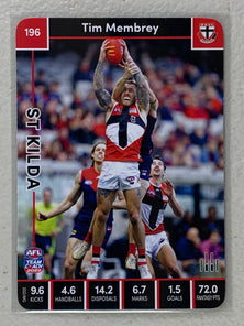 #196 Tim Membrey - St Kilda Saints - AFL Common - 2023 AFL Team Coach