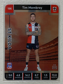 #196 Tim Membrey - St Kilda Saints - AFL Silver - 2023 AFL Team Coach