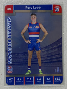 #204 Rory Lobb - Western Bulldogs - AFL Silver - 2023 AFL Team Coach