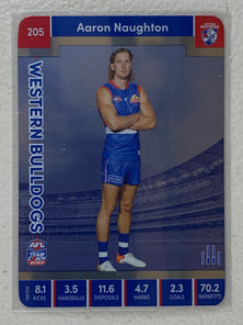 #205 Aaron Naughton - Western Bulldogs - AFL Silver - 2023 AFL Team Coach