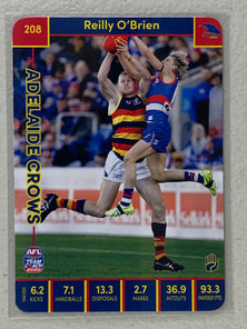 #208 Reilly O'Brien - Adelaide Crows - AFL Common - 2023 AFL Team Coach