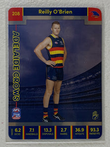 #208 Reilly O'Brien - Adelaide Crows - AFL Silver - 2023 AFL Team Coach