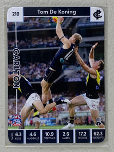 #210 Tom De Koning - Carlton Blues - AFL Common - 2023 AFL Team Coach