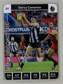#211 Darcy Cameron - Collingwood Magpies - AFL Common - 2023 AFL Team Coach