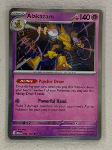 Alakazam Holo - Rare #056/132 - Pokemon ME01: Mega Evolutions