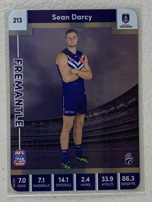 #213 Sean Darcy - Fremantle Dockers - AFL Silver - 2023 AFL Team Coach