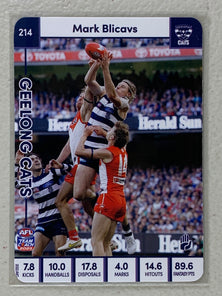 #214 Mark Blicavs - Geelong Cats - AFL Common - 2023 AFL Team Coach