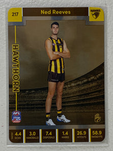 #217 Ned Reeves - Hawthorn Hawks - AFL Silver - 2023 AFL Team Coach