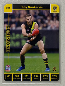 #221 Toby Nankervis - Richmond Tigers - AFL Common - 2023 AFL Team Coach