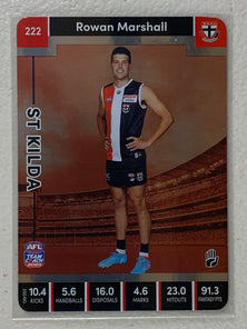 #222 Rowan Marshall - St Kilda Saints - AFL Silver - 2023 AFL Team Coach