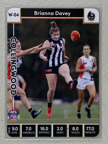 #W-04 Brianna Davey - Collingwood Magpies - AFLW Common - 2023 AFL Team Coach