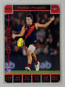 #W-05 Madison Prespakis - Essendon Bombers - AFLW Common - 2023 AFL Team Coach